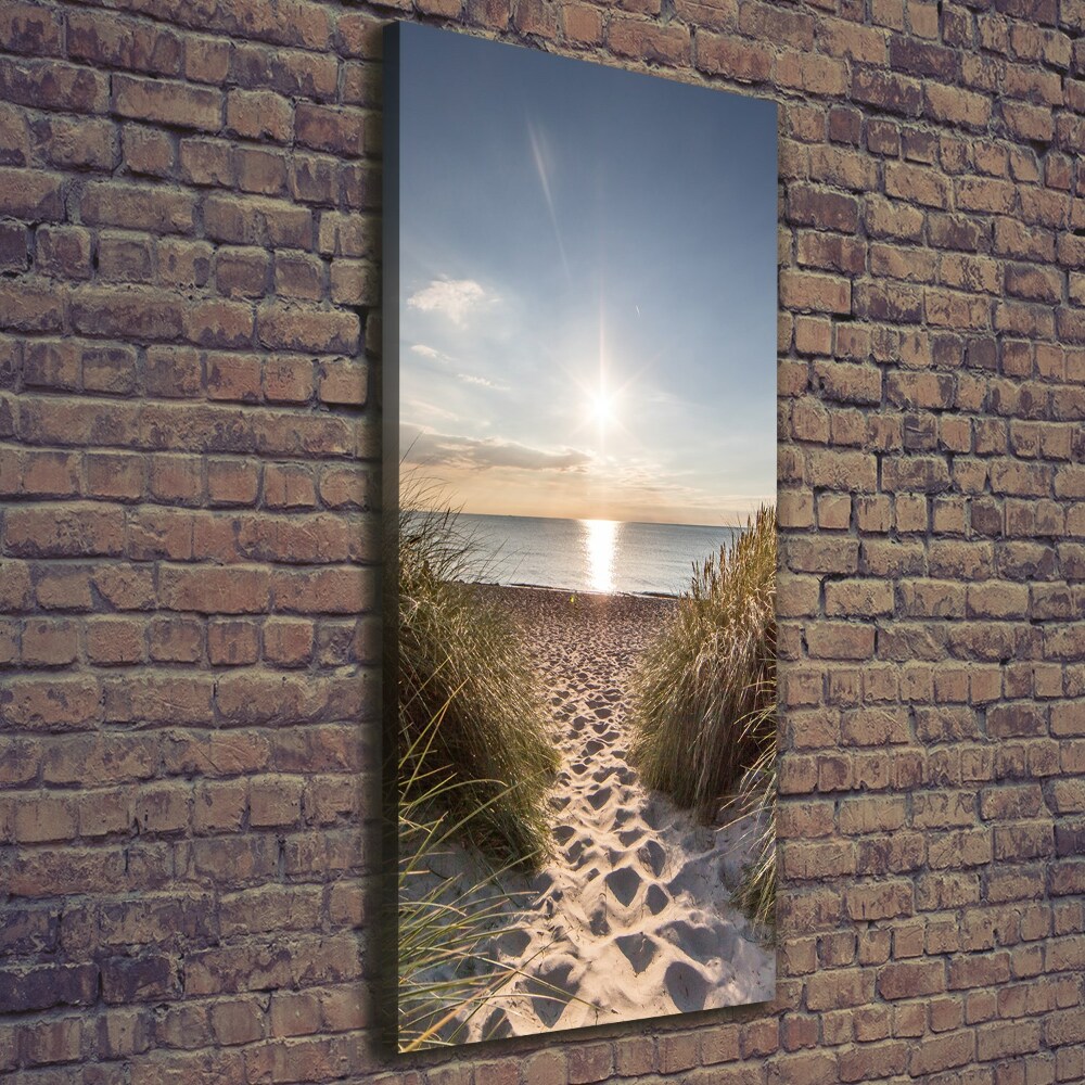 Wall art canvas large Coastal dunes