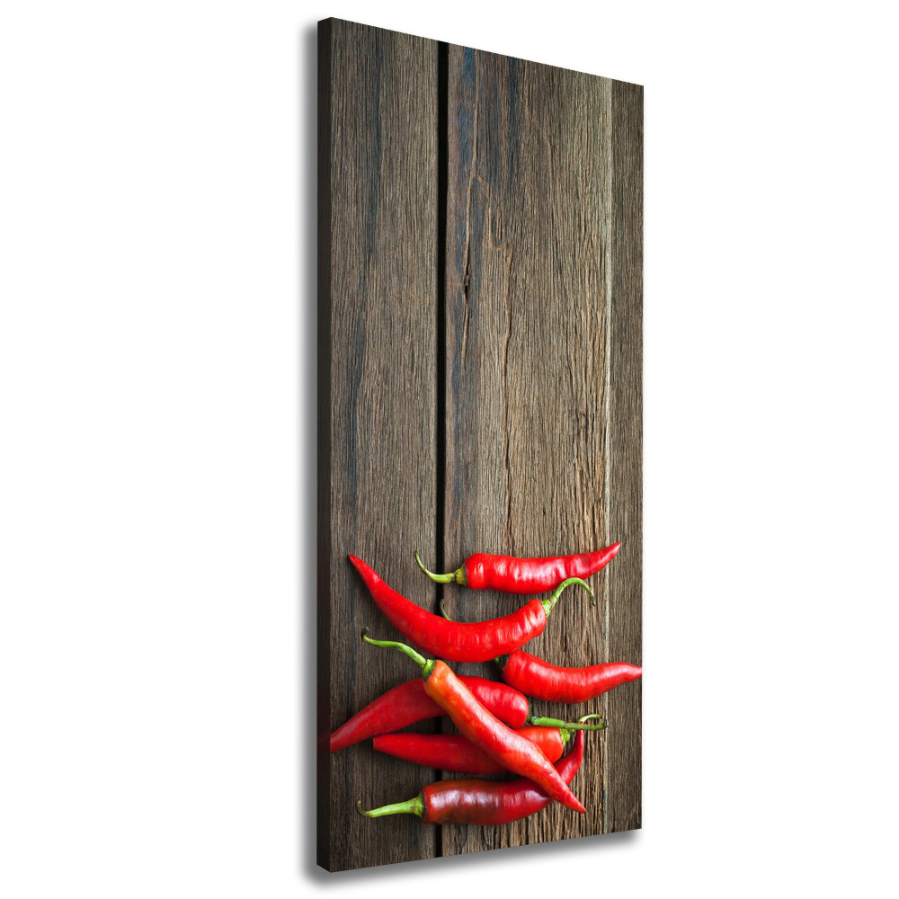 Canvas wall art Chilli peppers