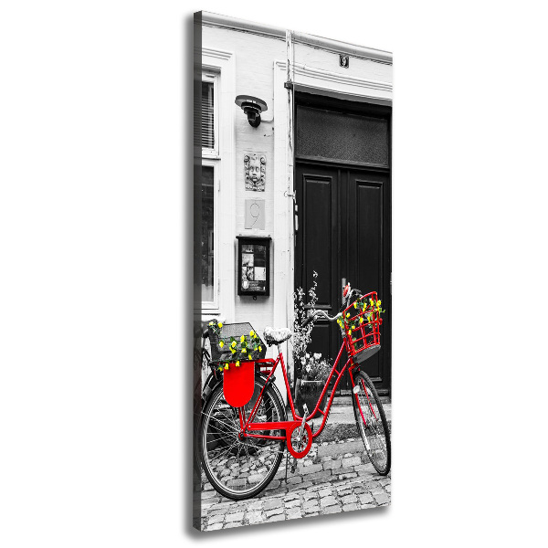 Canvas wall art City bike