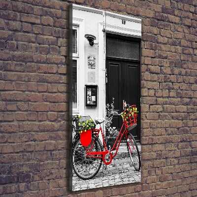 Canvas wall art City bike