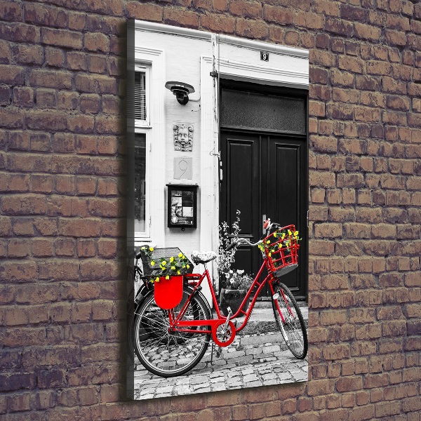 Canvas wall art City bike