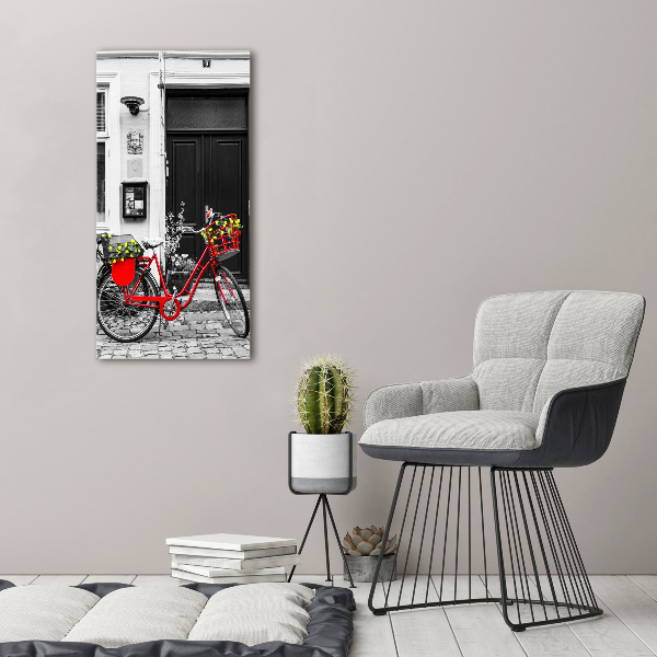 Canvas wall art City bike