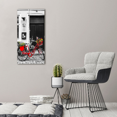 Canvas wall art City bike