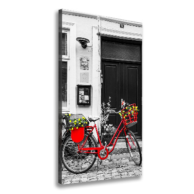 Canvas wall art City bike