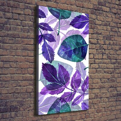 Wall canvas art Leaves