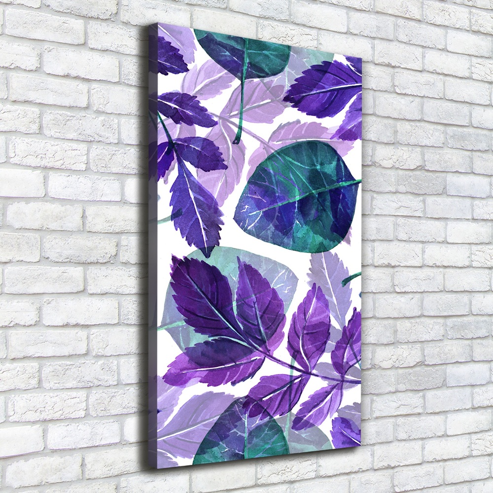 Wall canvas art Leaves