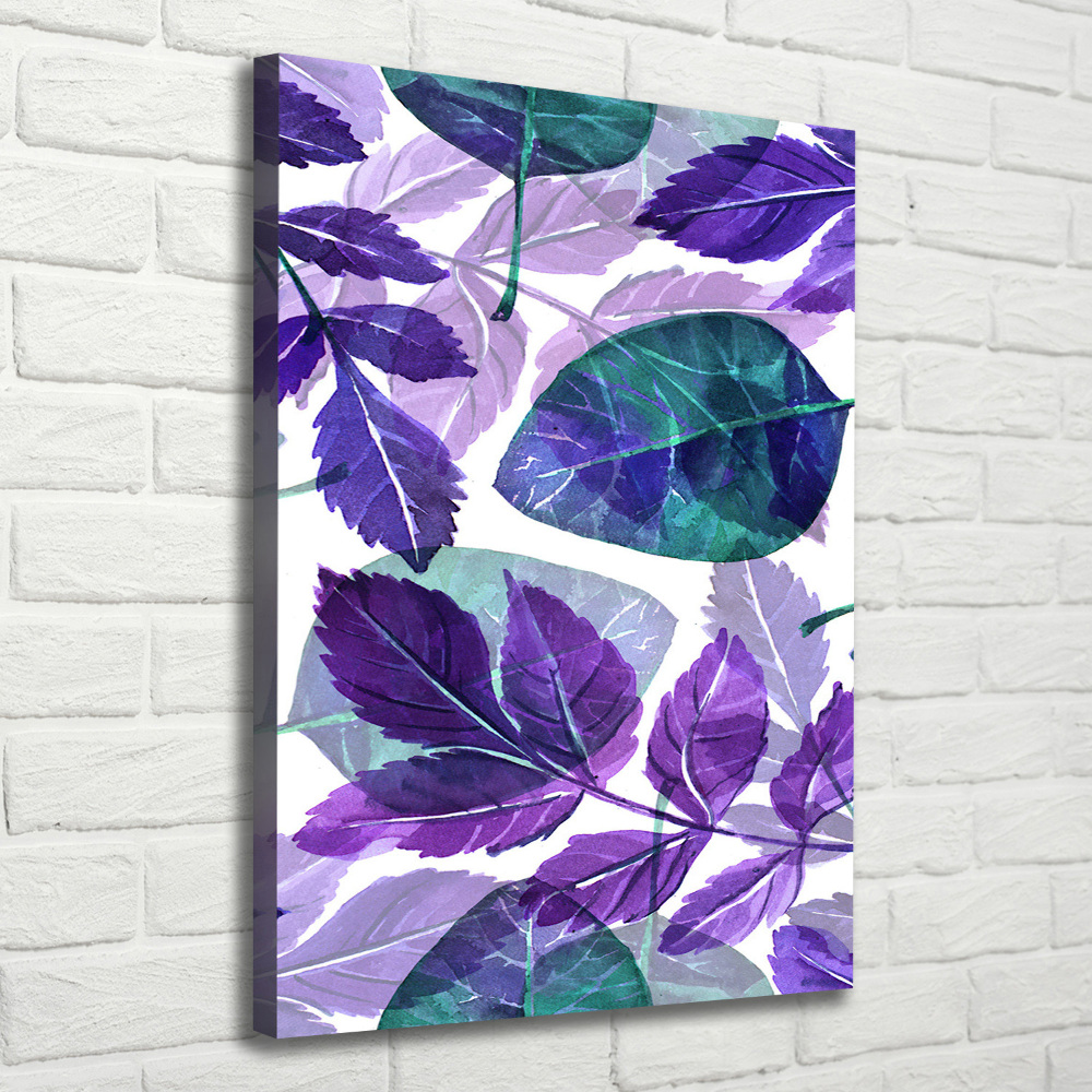 Wall canvas art Leaves