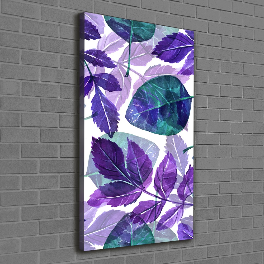 Wall canvas art Leaves