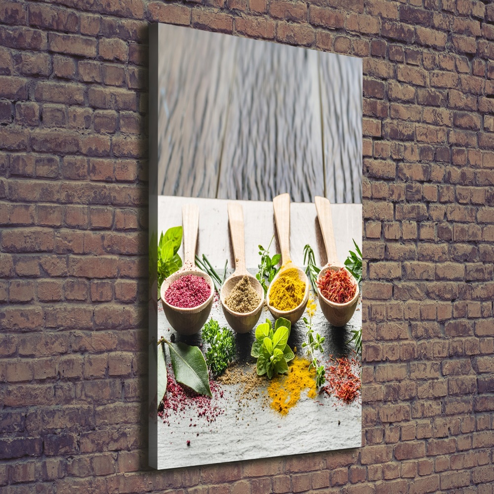 Canvas wall art Spices