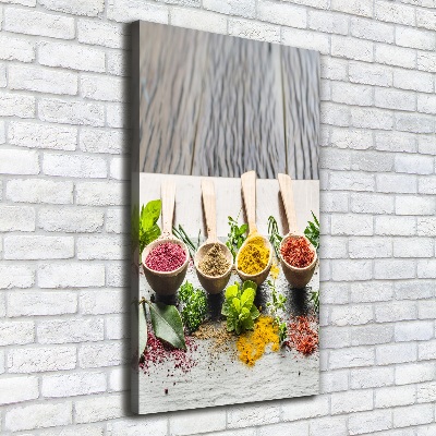 Canvas wall art Spices