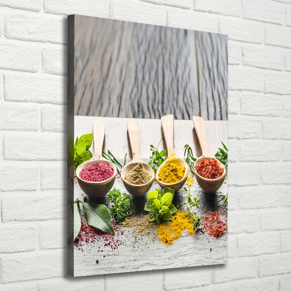 Canvas wall art Spices