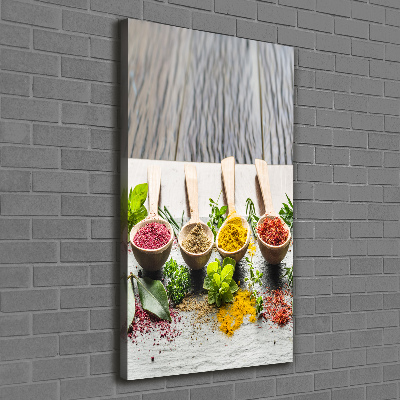 Canvas wall art Spices