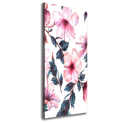 Canvas wall art Hibiscus