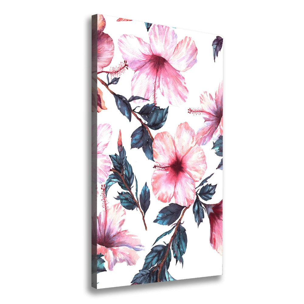 Canvas wall art Hibiscus