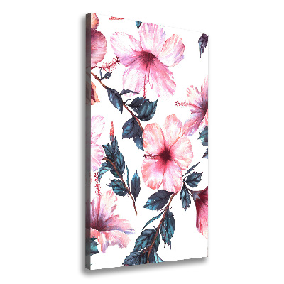 Canvas wall art Hibiscus