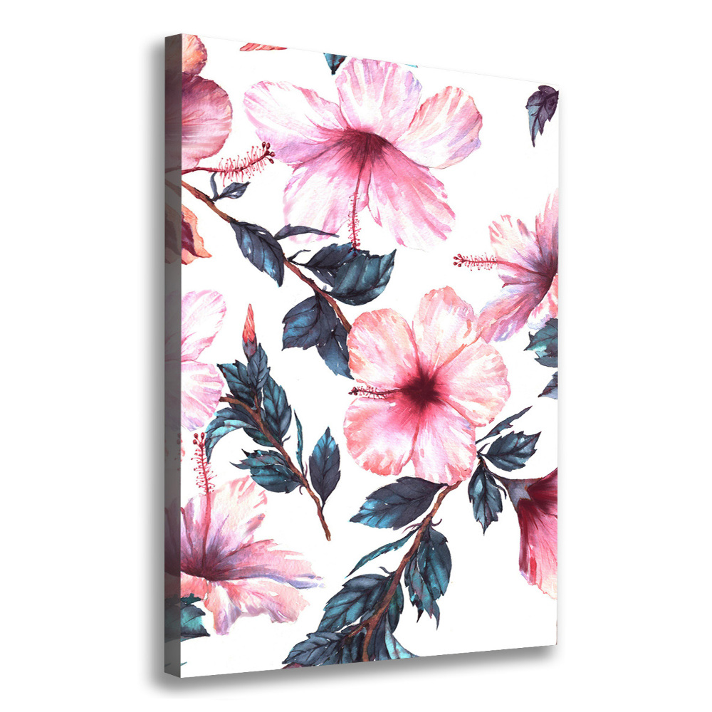 Canvas wall art Hibiscus