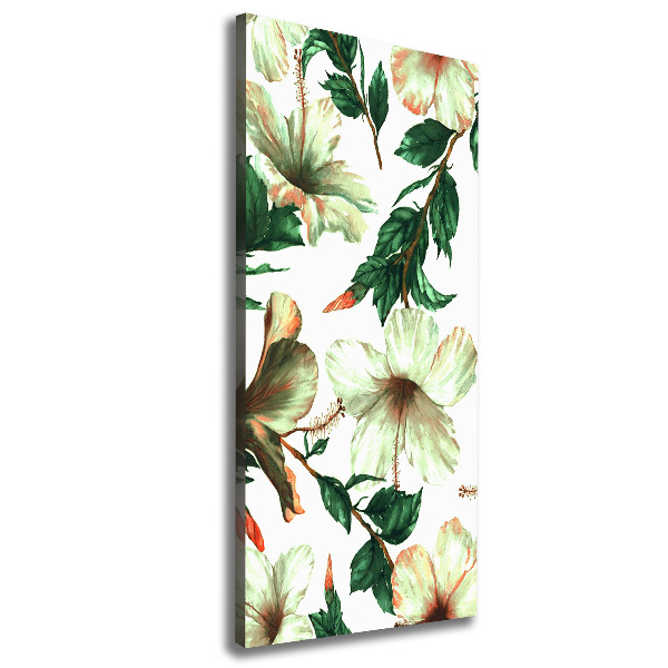 Canvas wall art Hibiscus