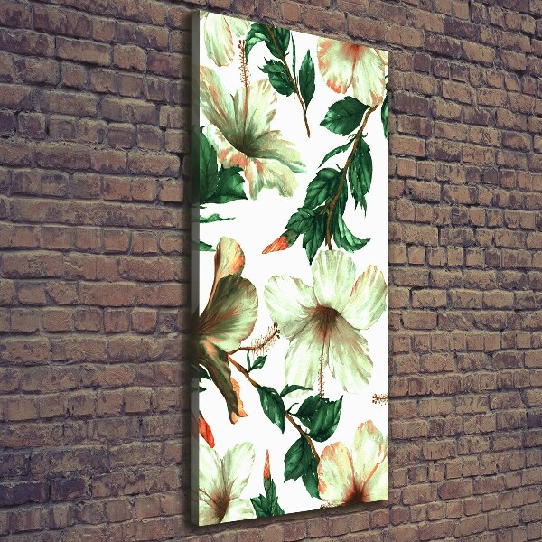 Canvas wall art Hibiscus