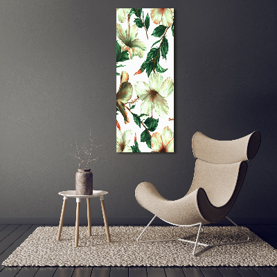 Canvas wall art Hibiscus