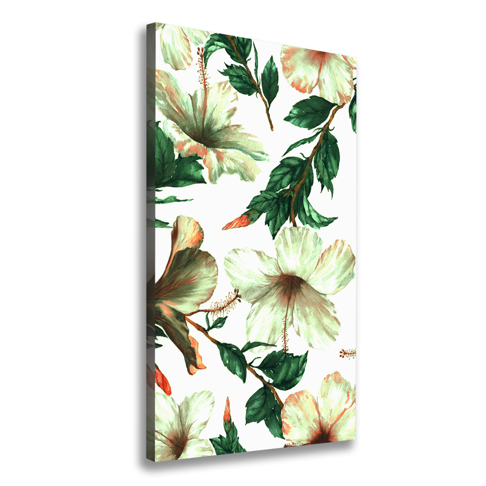 Canvas wall art Hibiscus