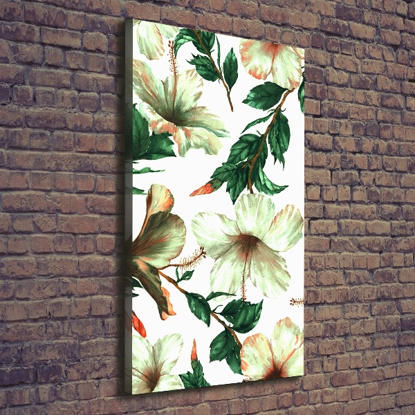 Canvas wall art Hibiscus