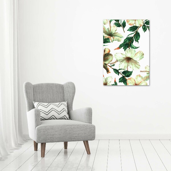 Canvas wall art Hibiscus