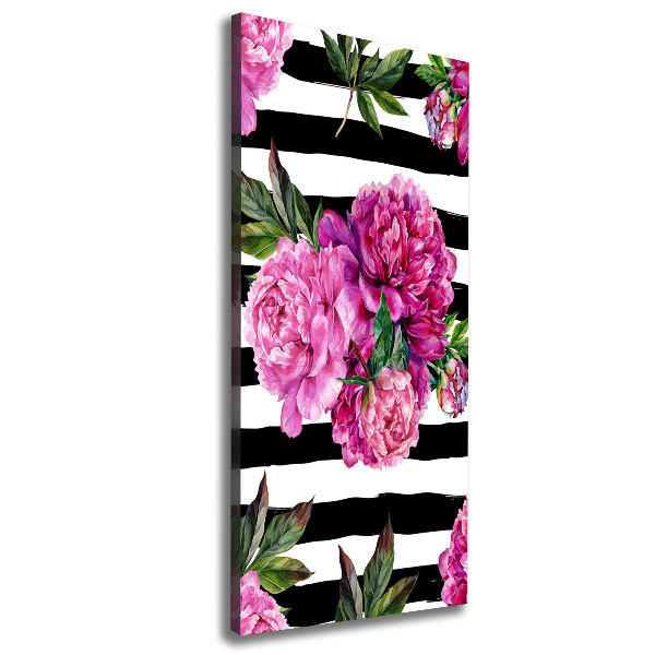 Canvas wall art Peonies