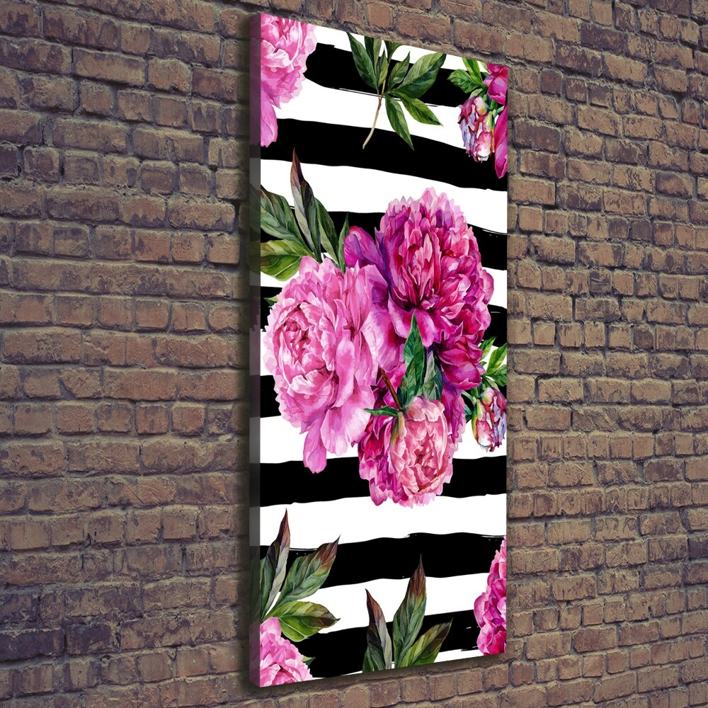 Canvas wall art Peonies