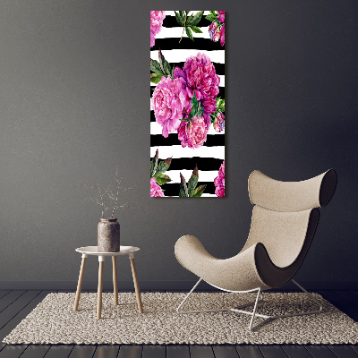 Canvas wall art Peonies