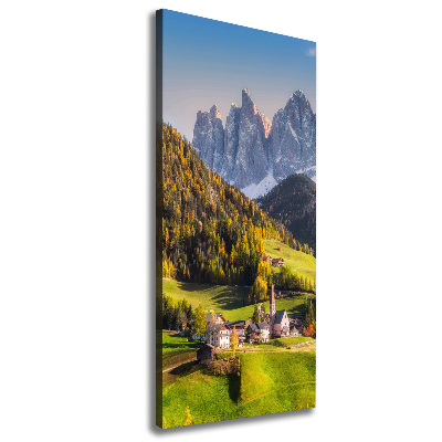 Canvas wall art A town in the mountains