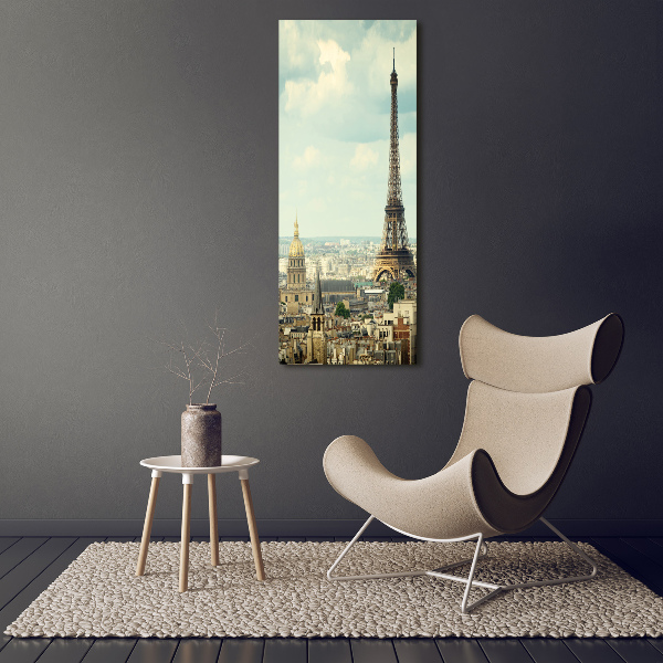 Canvas wall art Eiffel Paris tower