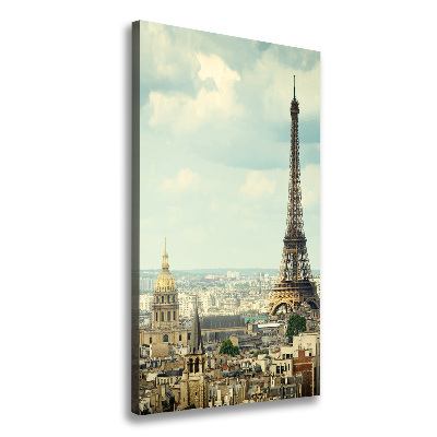 Canvas wall art Eiffel Paris tower