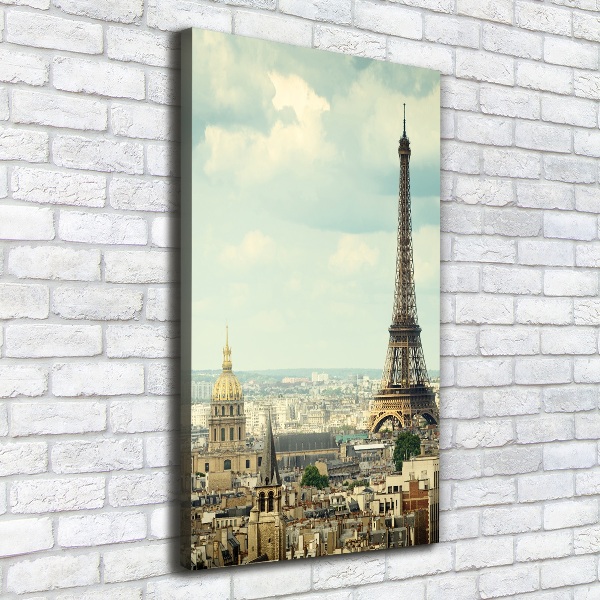 Canvas wall art Eiffel Paris tower