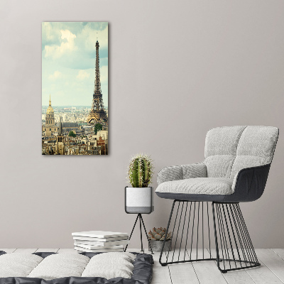 Canvas wall art Eiffel Paris tower