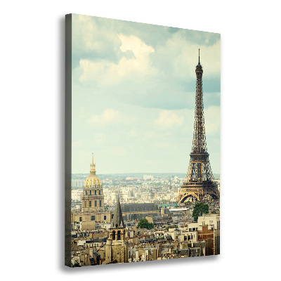 Canvas wall art Eiffel Paris tower