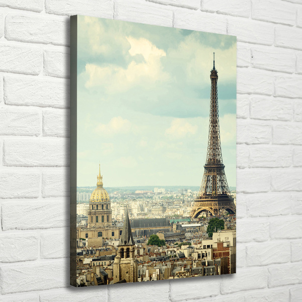 Canvas wall art Eiffel Paris tower