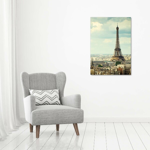 Canvas wall art Eiffel Paris tower