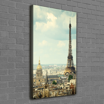 Canvas wall art Eiffel Paris tower