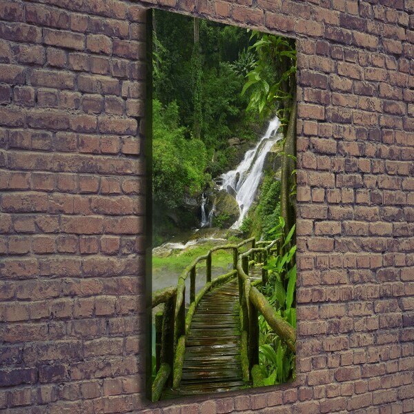 Canvas wall art Path in the jungle