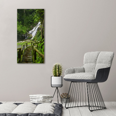 Canvas wall art Path in the jungle