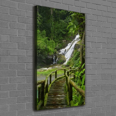 Canvas wall art Path in the jungle