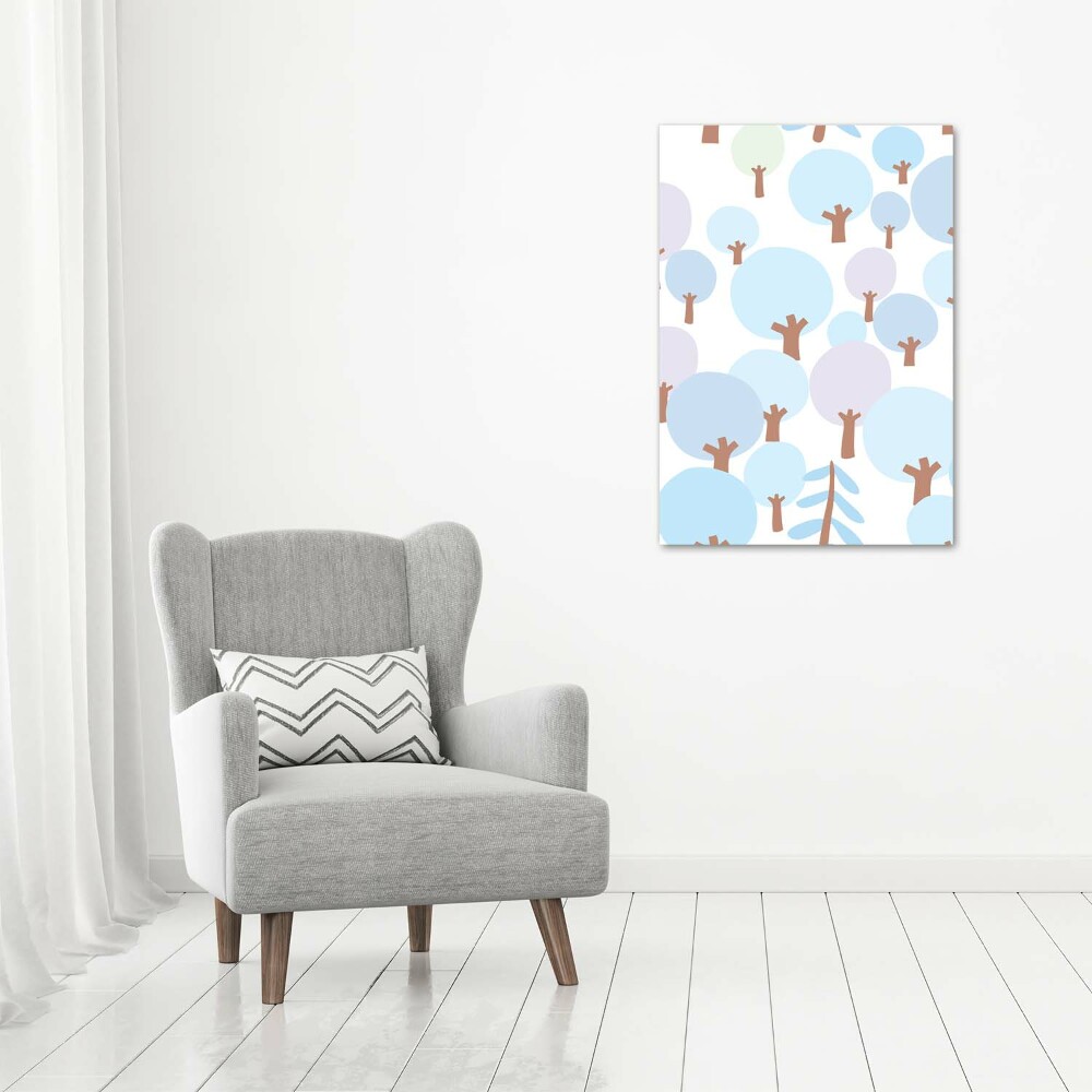 Wall art canvas large Trees