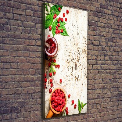 Canvas wall art Raspberry jam