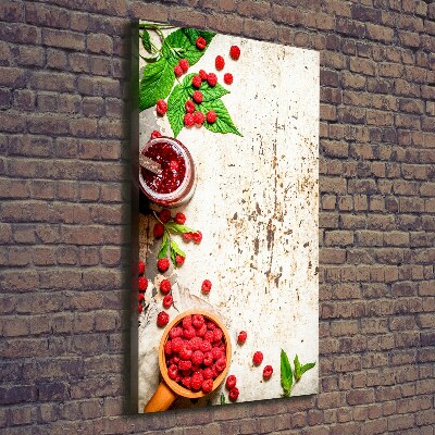 Canvas wall art Raspberry jam