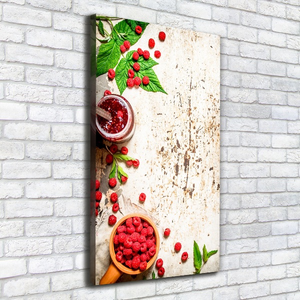 Canvas wall art Raspberry jam