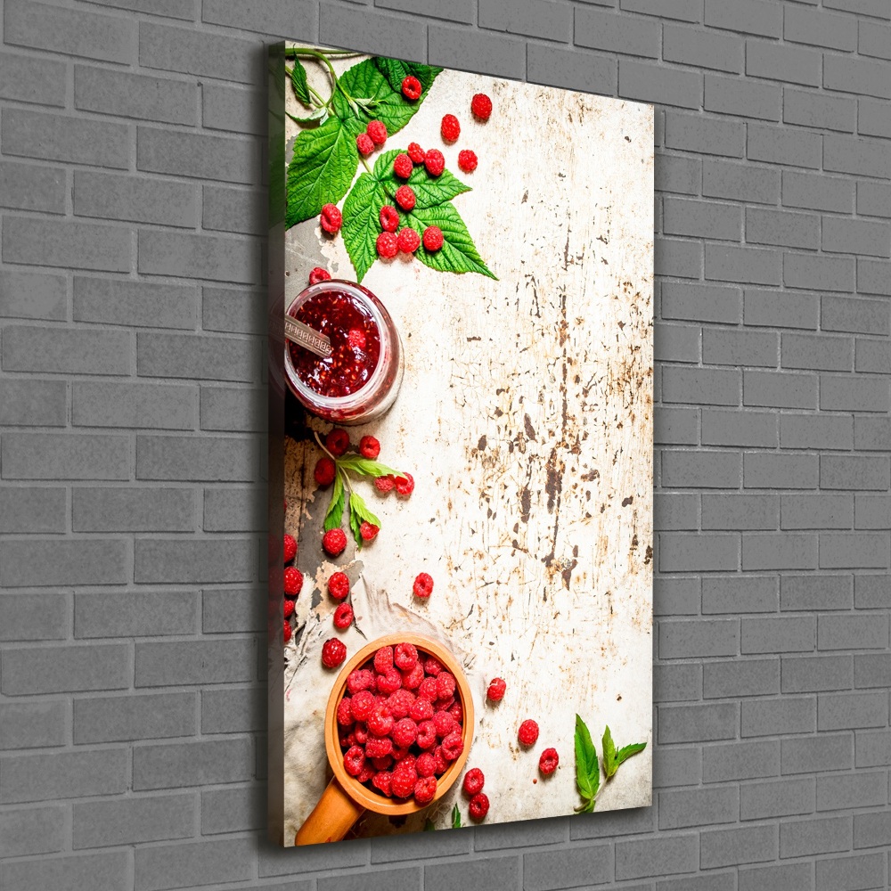 Canvas wall art Raspberry jam