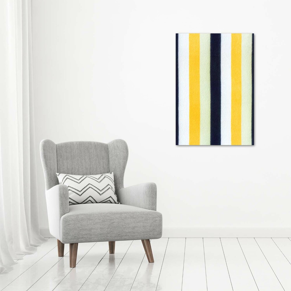 Canvas wall art Background with stripes