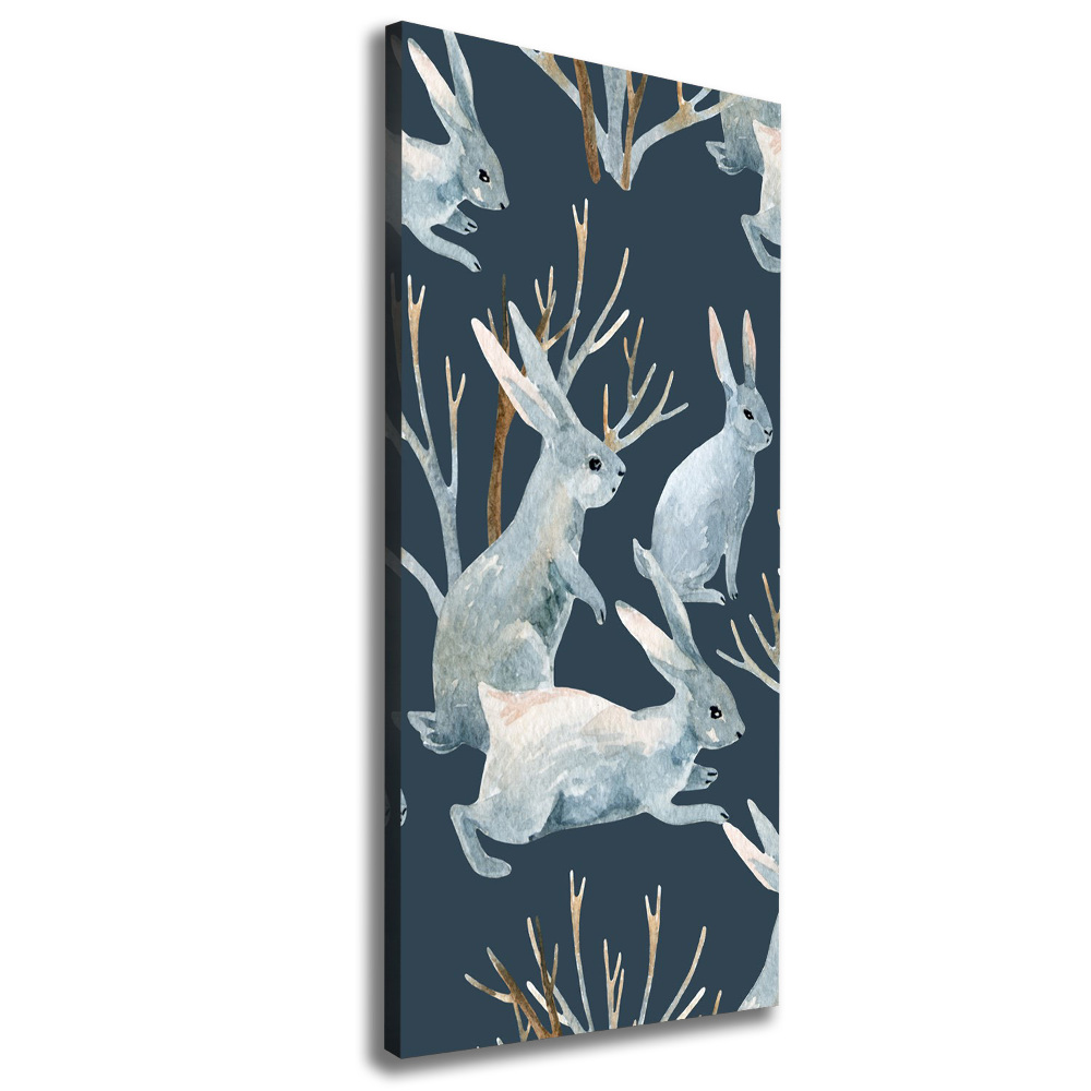 Wall canvas art Rabbits