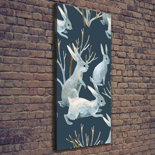 Wall canvas art Rabbits