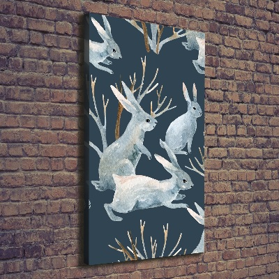 Wall canvas art Rabbits